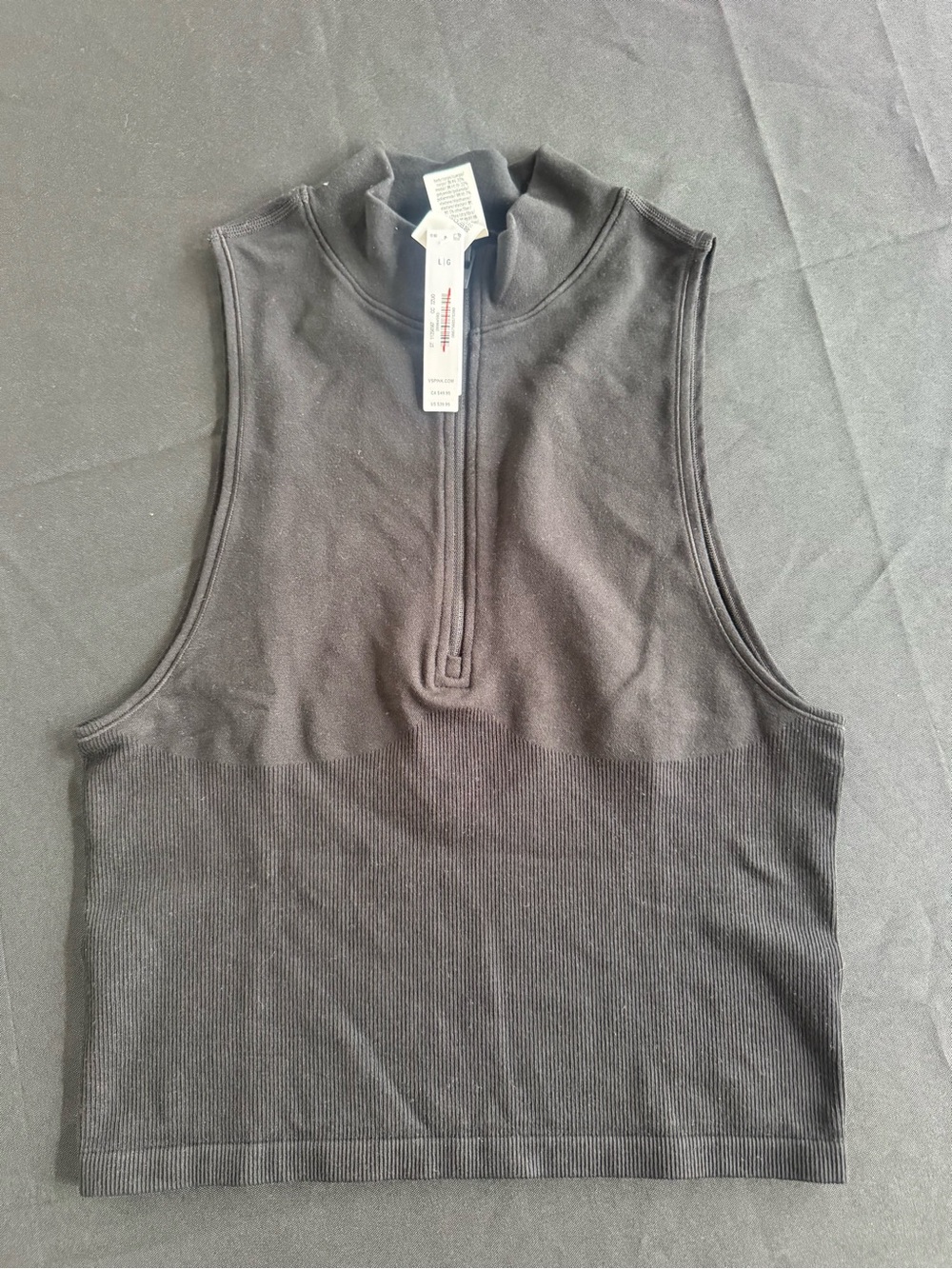PINK Victoria's Secret Black Crewneck Top